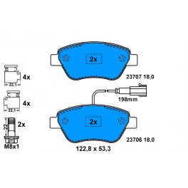 4254C8 SERIE PATTINI PEUGEOT BIPPER, FIAT GRANDE PUNTO(199), ALFA MITO(955)  