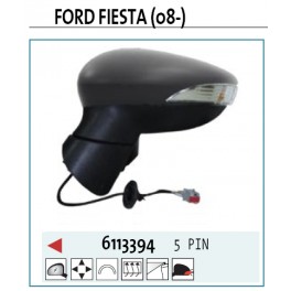 6113394 SPECCHIO FORD FIESTA 08- SINISTRO 5 PIN 