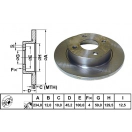 0986478288 COPPIA DISCHI FRENO NISSAN MICRA K11 -03