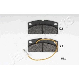 PA-021AF SERIE PATTINI FRENO AIXAM 500 0.5 D Z482, A721, A741, A751 (ANTERIORE)  