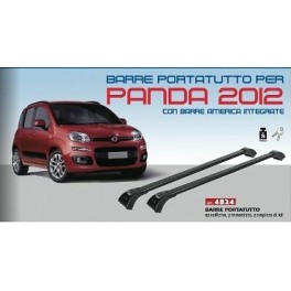 GEV 4824 BARRE PORTABAGAGLI FIAT PANDA 2012 CON RAILING PROFILO