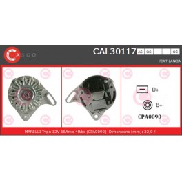 63320040 ALTERNATORE FIAT  CINQUECENTO PANDA 141 SEICENTO 1.1 65AMP