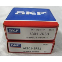 KIT CUSCINETTI DINAMO SKF FIAT 500 126 62201+6301