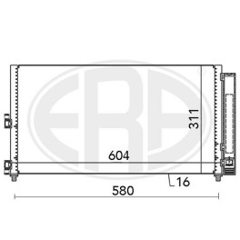 CONDENSATORE FIAT LANCIA PUNTO DOBLO YPSILON