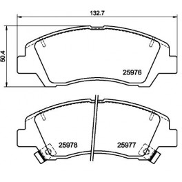 SERIE PATTINI HYUNDAI I10 2013- 2597601 2210910