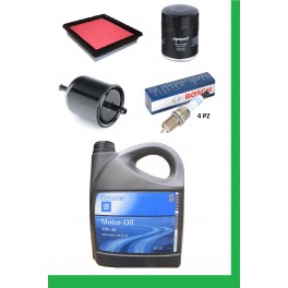 SUPER KIT FILTRI + OLIO + CANDELE BOSCH NISSAN MICRA K11