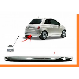 MODANATURA FIAT 500 07/07 - 06/15 PARAURTI POSTERIORE CON TAPPO FT0301250 FT0301287