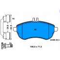 2430601 SERIE PATTINI MERCEDES CLASSE E 220CDI 2012- Anteriore