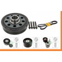  11 23 7 823 191 kit PULEGGIA Albero Motore + cinghie + galoppini per BMW serie 1' E82/E87 LCI N47 D